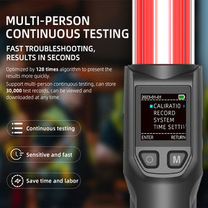 <span class=keywords><strong>2025</strong></span> Aanpasbare Handheld Professionele Verkeersblaastest Sneltestdetector Contactloze Digitale Ademalcoholtester - Product Image 3