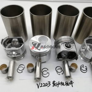 Kit de révision moteur diesel V2203 V2403, cylindre et piston 16427-21110 16641-21112 pour excavatrice, kit de chemises de cylindre - Product Image 2