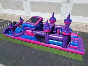 Equipo de Juegos al Aire Libre Personalizado, Juego <span class=keywords><strong>Inflable</strong></span> Comercial para Niños, Pista de Obstáculos <span class=keywords><strong>Inflable</strong></span> para Negocios de Alquiler - Product Image 2