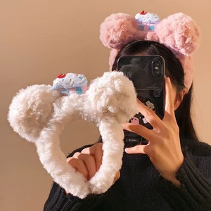 Fascia per Capelli in Peluche a Forma di Cuore con Orsetto Dolce e Carino per Neonati - Fatta a Mano, Altezza 31cm-50cm, Accessorio Versatile che Aggiunge Volume alla Corona - Product Image 4