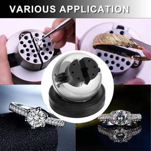Bloc de gravure à boule pour bijoux, rotatif à 360°, outil de serrage à clé - Product Image 6