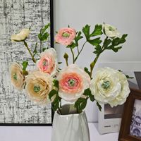 Fleurs de lotus artificielles, accessoires de photographie pour la décoration de la maison, accents de table, fournitures de mariage, vente en gros directe d'usine