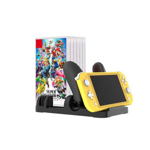 Supporto per caricatore di stoccaggio Dock stazione di ricarica per <span class=keywords><strong>Nintendo</strong></span> <span class=keywords><strong>Switch</strong></span>/Lite giochi supporto per disco Controller supporto di ricarica - Product Image 4