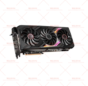 Carte graphique d'occasion pour jeux vidéo, noire, <span class=keywords><strong>RX7900XT</strong></span> X24G, trois ventilateurs - Product Image 2