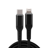 Sertifikat MFI 1M/40in lampu ning 480Mbps kabel pengisian data pengisian cepat USBA untuk cahaya ning adaptor cocok untuk iphone