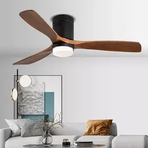 High Quality Dimmable Ventilador De Techo Ceiling Fan With Light And Remote Control