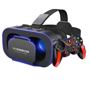 Gafas VR de realidad virtual inmersiva, gafas de realidad virtual 3D de 6,5 pulgadas, adecuadas para películas, venta al por mayor