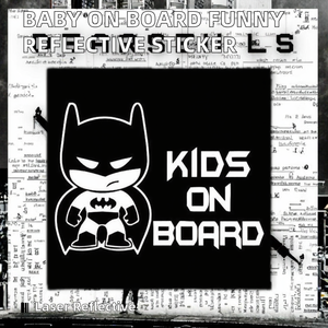 Pegatina Reflectante Divertida para Coche, Vinilo 3D Láser, 19*13.9cm, Negro Plateado, Letras 'Bebé <span class=keywords><strong>a</strong></span> <span class=keywords><strong>Bordo</strong></span>', para Niños - Product Image 2