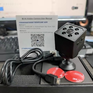 กล้อง IP Wi-Fi ไร้สาย1080P HD, กล้องรักษาความปลอดภัยในเวลากลางคืนกล้องวิดีโอ DVR ตรวจจับการเคลื่อนไหว <span class=keywords><strong>Q15</strong></span>กล้องขนาดเล็ก - Product Image 6