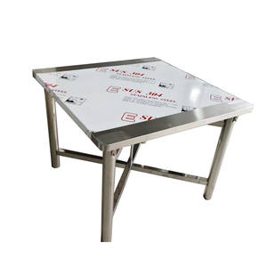 Usine Victory Source Établi inox pliant en acier inoxydable pour hôtels, hôpitaux et restaurants - Product Image 4