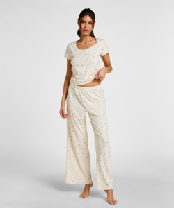 <span class=keywords><strong>Pigiama</strong></span> <span class=keywords><strong>Oversize</strong></span> da <span class=keywords><strong>Donna</strong></span> con Stampa Floreale, Abbigliamento da Casa in Jersey, Set <span class=keywords><strong>Pigiama</strong></span> Personalizzabile con Logo - Product Image 4