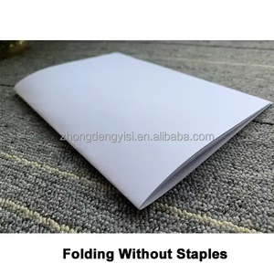 Saddle Flat Fast Speed 170 Booklet Maker Electric Automatic Books Folding and <b>Binding</b> Paper Staple and Folding <b>Machine</b> - Product Image 4