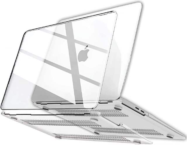 Crystal Clear Hard Shell Case for MacBook Air 13-14 Inch Case M5 2022-2026 M4 M3 M2 Model A3449 A3240 A3113 A2681