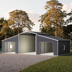 Garage in Acciaio SG4222, Capannone Moderno Personalizzato in Acciaio, Kit di Facile Montaggio <span class=keywords><strong>per</strong></span> Garage Prefabbricato Esterno e Ripostiglio Attrezzi - Product Image 2