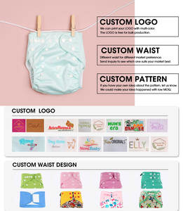 Pantalons d'apprentissage imperméables imprimés <span class=keywords><strong>lavables</strong></span> 100% coton épais absorbants pour bébé tout-petit apprentissage de la propreté - Product Image 6