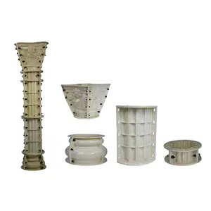 Diameter 25cm precast decorative plastic concrete house roman pillar molds column molding