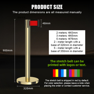 ราวกั้นคนแบบยืดหดได้คุณภาพสูง สำหรับงานอีเวนต์  รับน้ำหนักได้มาก ใช้สำหรับควบคุมฝูงชนและคนเดินเท้า - Product Image 3