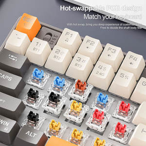 Smailwolf mk87 מצב משחקים מקלדת אלחוטי 2.4g, 5.0 bluetooth, קווי, מתג מכני הניתנים להחלפה חמה, rgb - Product Image 3