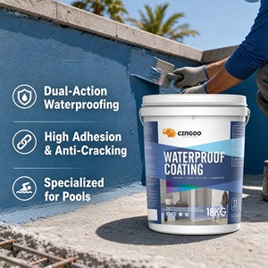 <span class=keywords><strong>Rivestimento</strong></span> Impermeabile ad Alta Adesione per Bagno e <span class=keywords><strong>Cucina</strong></span>, per Pavimenti di Bagni, Balconi e Seminterrati, Ecologico, Fornitura di Fabbrica OEM ODM - Product Image 1