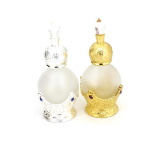 Flacon compte-gouttes en verre de style arabe ancien, écologique, recyclable, vide, 15 ml, pour parfum ou huile essentielle - Product Image 4