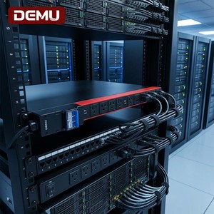 PDU แบบติดตั้งบนแร็ค <span class=keywords><strong>1U</strong></span> 3 เฟส 12 ช่องเสียบ NEMA 5-15R แรงดัน 380V กระแส 63A โหลดสมดุล 41kW สำหรับตู้เซิร์ฟเวอร์ - Product Image 3