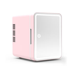 Portable <span class=keywords><strong>4L</strong></span> Mini Petit Réfrigérateur Cosmétique Réfrigérateur Beauté Soins De La Peau Miroir De Maquillage Réfrigérateur Avec Lumière Led pour Chambre - Product Image 3