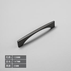Modern Home Gym Pull <b>Handle</b> for Drawers Unique Zinc Alloy Cabinet <b>Dresser</b> for Bathroom Kitchen Bedroom Wardrobe Hotel Minimalist - Product Image 2