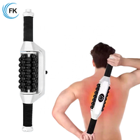 Rouleau de massage fascial rechargeable portable, machine de drainage lymphatique à boule interne, relaxation musculaire profonde, télécommande sans fil