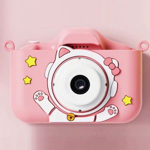 Mini caméra pour enfants avec écran IPS de 2,0 pouces, 1080P, double objectif, mignonne, vidéo et photo, cadeau d'anniversaire pour les garçons et les filles, enregistrement de la vie - Product Image 5
