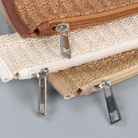 Sac cosmétique transparent pour femme, pochette zippée en vinyle PVC transparent, organiseur de toilette, pochette de plage en PVC, sac cosmétique plat en PVC