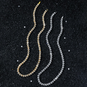 Nuevo Collar de Cadena con Diseño Simple en Forma de Corazón, Estilo Hiphop, de Aleación, para Hombre, Joyería de Moda al por Mayor, Venta Caliente 2026 - Product Image 1