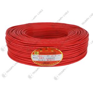 Trionfo produttore della fabbrica di cavi AGG 0.75MM 24/0.2TS in rame incagliato conduttore mononucleo Silicone gomma isolante - Product Image 4