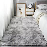Tapis et carpettes modernes de luxe, doux et moelleux, antidérapants, en fausse fourrure à poils longs, confortables et luxueux