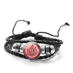 2025 été chaud <span class=keywords><strong>Avatar</strong></span> le dernier maître de l'air verre dôme cuir tour de cou Bracelet royaume Bracelet - Product Image 5