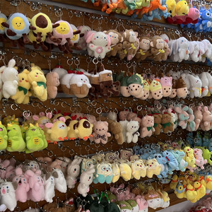 <span class=keywords><strong>Porte</strong></span>-clés en peluche 4 pouces (10 cm) en coton PP doux, <span class=keywords><strong>Hello</strong></span> Kitties, <span class=keywords><strong>porte</strong></span>-monnaie animal en peluche de haute qualité pour machine à griffes - Product Image 2