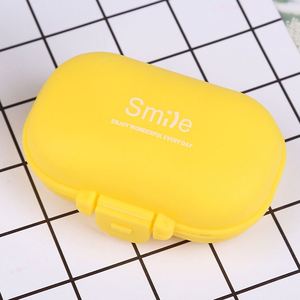 2025 High Quality <b>Portable</b> Plastic Shaker Bottle Pill Box Custom Made Pill Box with <b>Lock</b> Four Small Points - Product Image 3