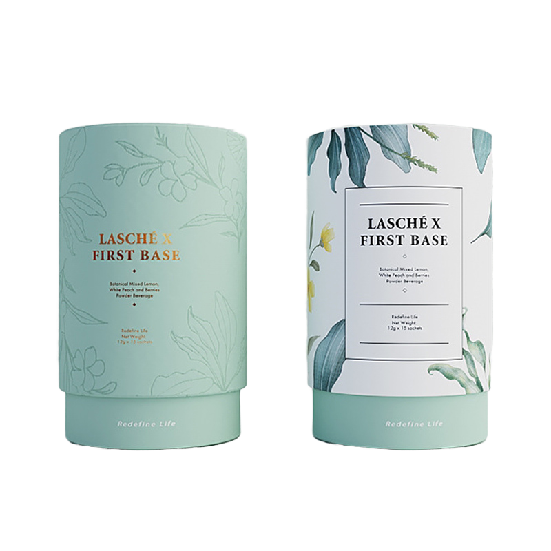 Eco-friendly Handmade Paper Tube Durable Food Safe Coating Free Kraft Paper Tubes for Tea Nut Storage Containers