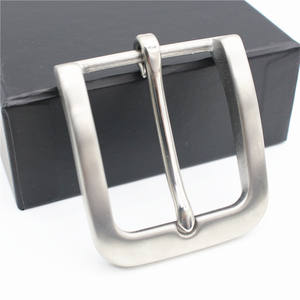 Boucle de ceinture en acier inoxydable massif 40mm 1.5 "Boucle de ceinture robuste Conception différente Boucle de ceinture à broches sans allergie 304SS - Product Image 4