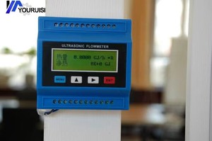 壁掛け式超音波流量計 4-20mA/RS485 ハンドヘルド液体計量リモート伝送 LCDディスプレイ クランプオン ABS素材 - Product Image 5