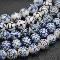 6mm polymer clay beads set two