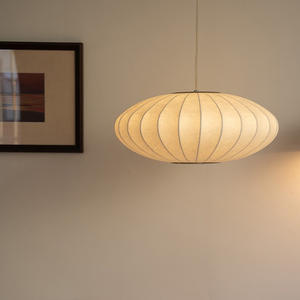 Luminaire suspendu à bulles LED en polymère et fer Herman Miller de style nordique, style Wabi-Sabi, design vintage, salle à manger, chambre à coucher française, 220V - Product Image 3
