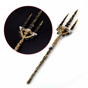 30CM <span class=keywords><strong>Elden</strong></span> <span class=keywords><strong>Ring</strong></span> La Lance Sacrée de Mohgwyn Entièrement en Métal Alliage de Zinc Objet de Collection Décoration de Bureau Accessoire de Jeu Cadeau pour Garçon Accessoires de Cosplay Arme - Product Image 1