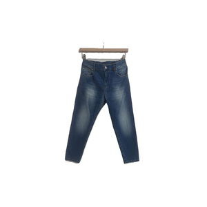 Jeans Husky Fit para Niños, Lavado Doble, Cierre de Botón y Cremallera, Cintura Elástica, Cómodos, Duraderos, Casuales, de Mezclilla - Product Image 1