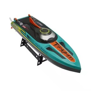 <span class=keywords><strong>Bateau</strong></span> de course vert 2,4 GHz haute vitesse 50 km/h, étanche, <span class=keywords><strong>rechargeable</strong></span>, prêt à l'emploi, modèle électrique, télécommande radio, <span class=keywords><strong>bateau</strong></span> de pêche RC - Product Image 6