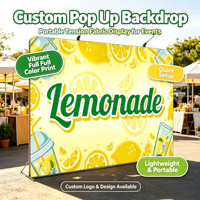 Cadre de toile tendue portable en aluminium 10x10 pieds sur mesure pour stand d'exposition, fête, publicité – Vente en gros