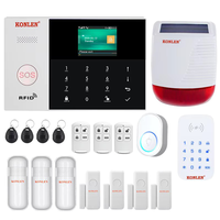 Tuya Smart Life WIFI GSM systèmes d'alarme 4G 2G maison panneau de commande antivol sans fil filaire porte capteur de mouvement