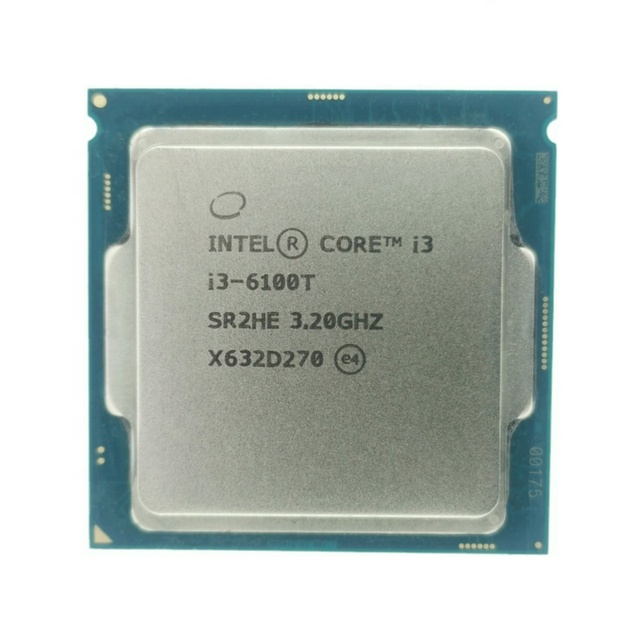 Used I3 6100T Cpu for Desktop I3 Procesador Core 3M Cache 3.20 GHz LGA1151 Low Price Second Hand Cpu I3-6100T/SP2HE