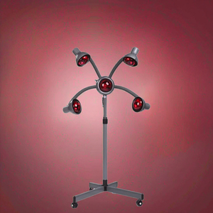 Professional Salon <b>Electric</b> Red Light Bulb Heater Smart Infrared Hot Air- <b>Brush</b> Eco-Friendly Modern Metal <b>Hair</b> Dryer Styler - Product Image 3