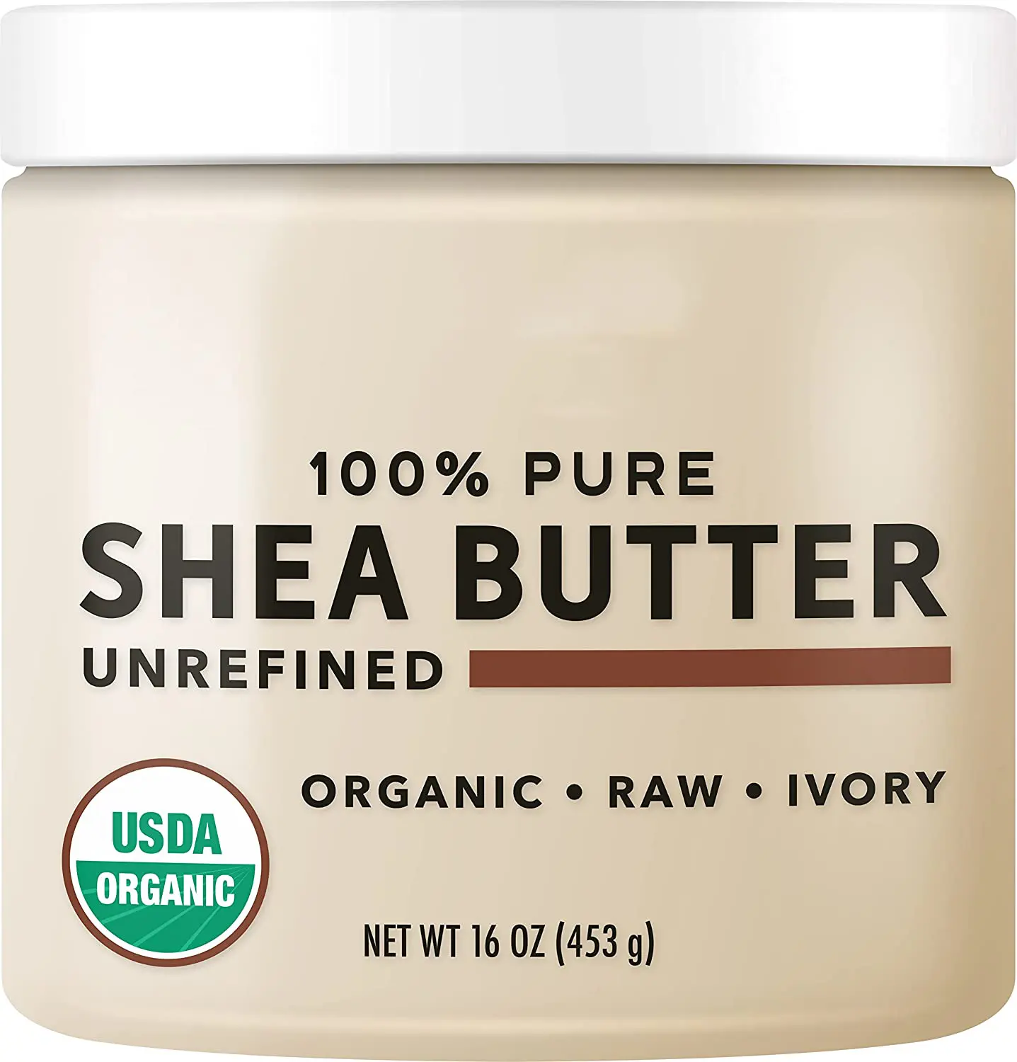 Unrefined, Cold-pressed Body Butter Skin Care Cosmetic Ingrediente Loção Corporal Ivory Pure Unrefined Raw Shea Butter 1lb Yellow