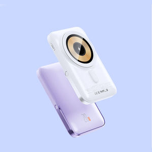 La plus récente petite <span class=keywords><strong>batterie</strong></span> <span class=keywords><strong>externe</strong></span> Portable 10000mAh banques d'alimentation sans fil magnétiques charge rapide Portable avec affichage LED - Product Image 6